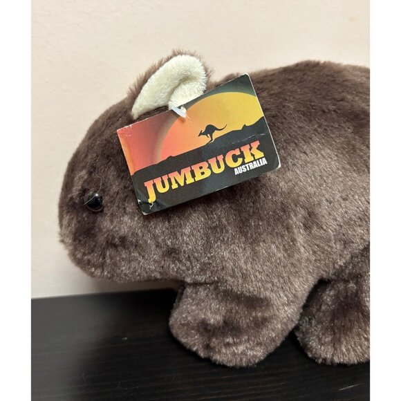 Plush Jumbuck Australia Wombat Toy Brown Soft Stuffed Animal For Ages 3+ - Picture 2 of 7
